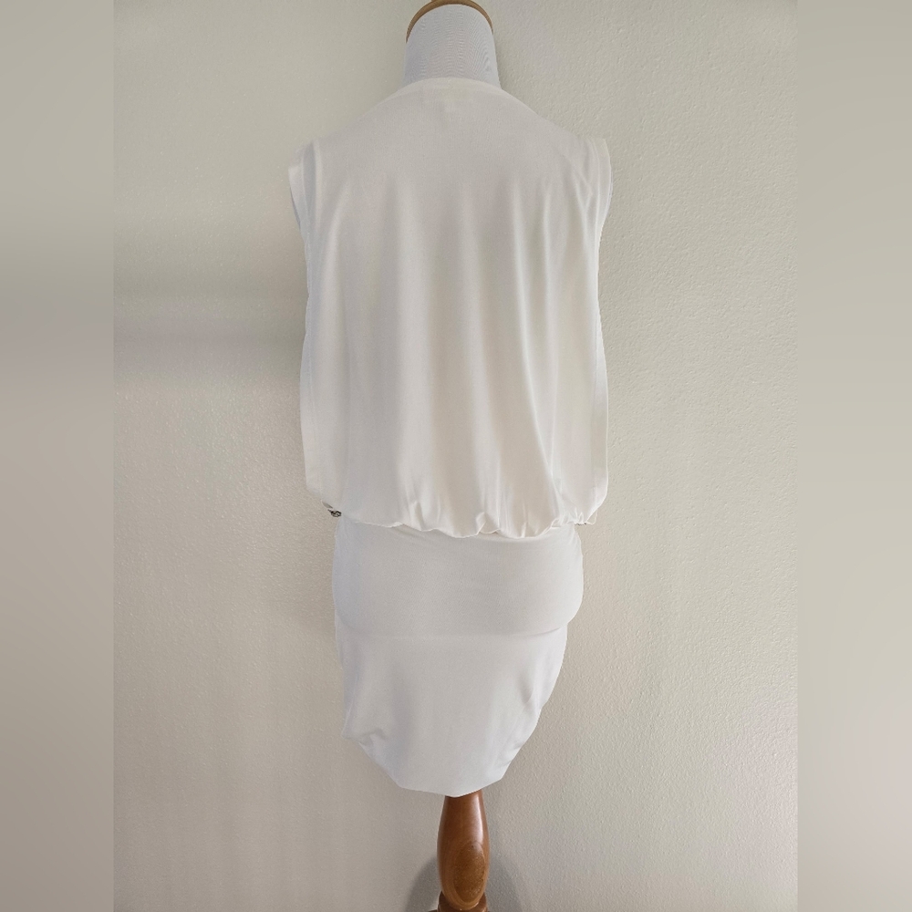 Miln Brand White Cocktail Dress Medium - Picture 3 of 3